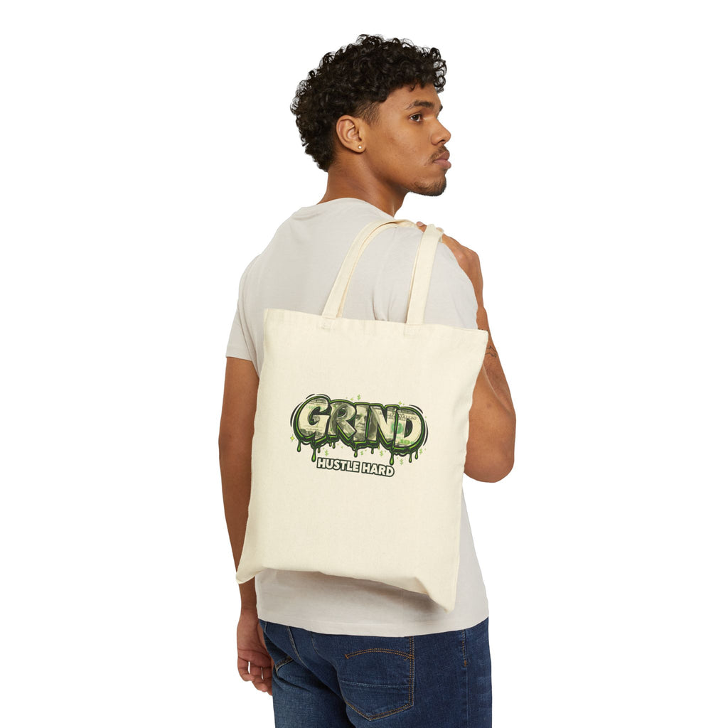 Grind Hustle Hard Tote Bag