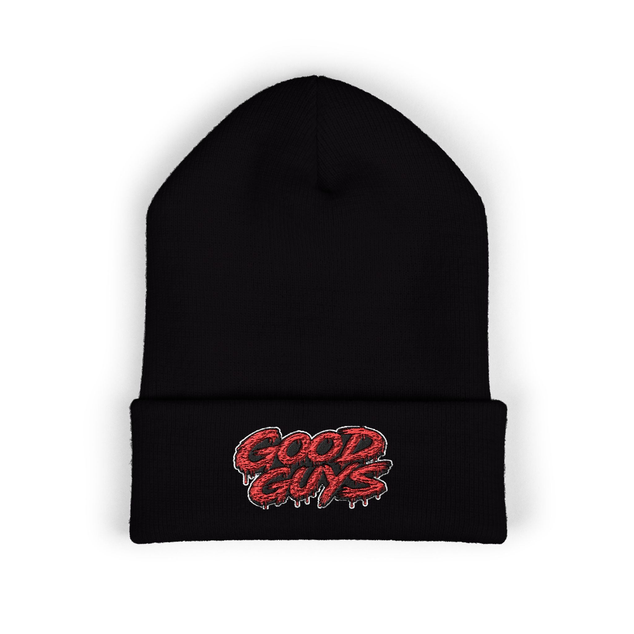 Good Guys Embroidered Cuffed Beanie — Cozy Winter Knit Hat