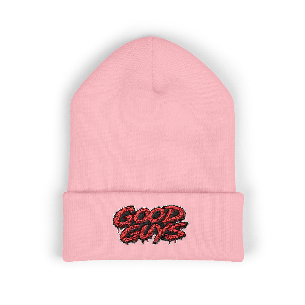 Good Guys Embroidered Cuffed Beanie — Cozy Winter Knit Hat