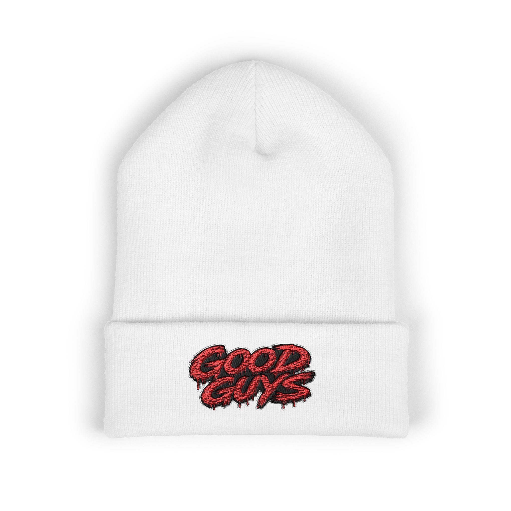 Good Guys Embroidered Cuffed Beanie — Cozy Winter Knit Hat