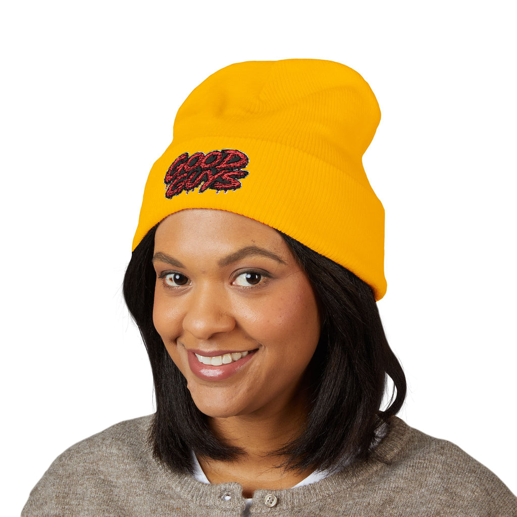 Good Guys Embroidered Cuffed Beanie — Cozy Winter Knit Hat