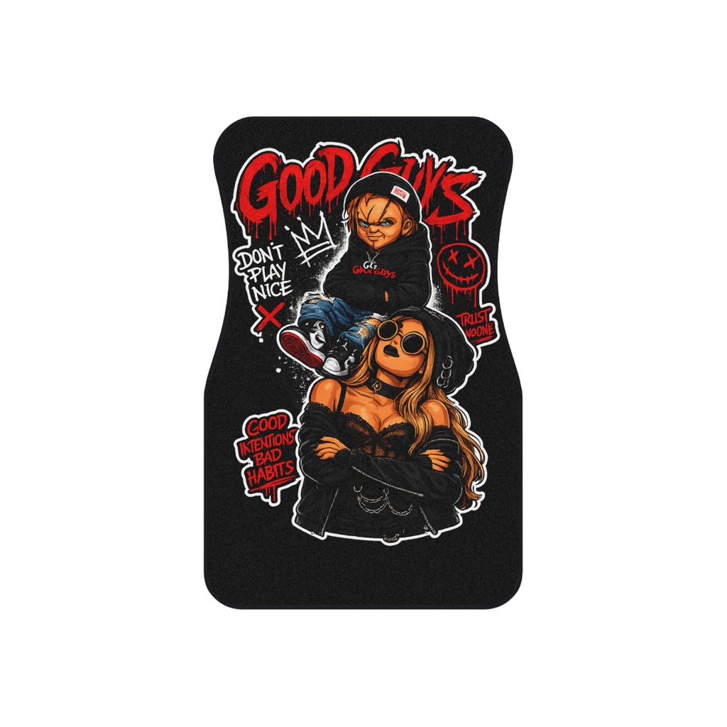 Good Guys Horror Car Mats (Set of 4) — Chucky-Inspired Sculpted Floor Mats