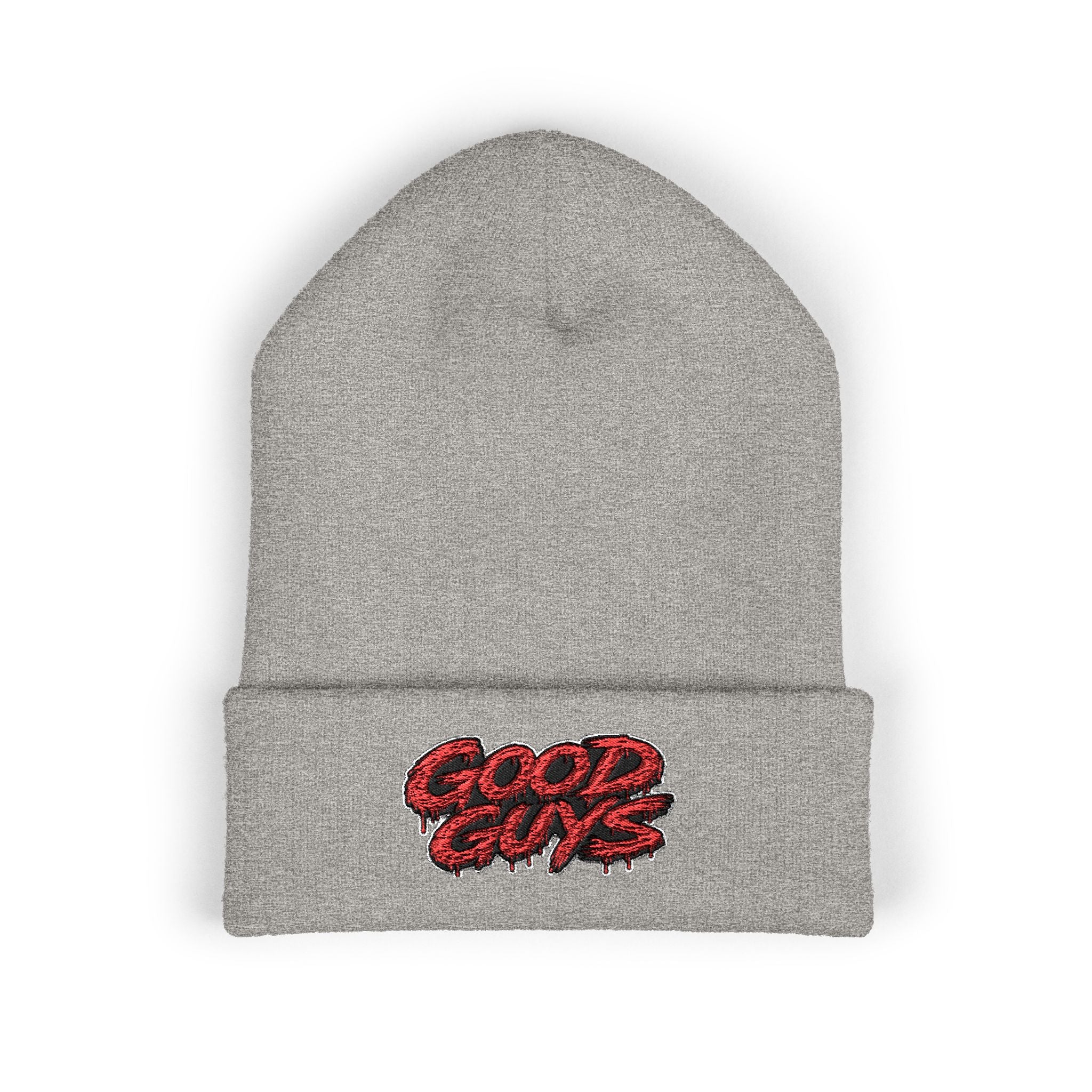 Good Guys Embroidered Cuffed Beanie — Cozy Winter Knit Hat