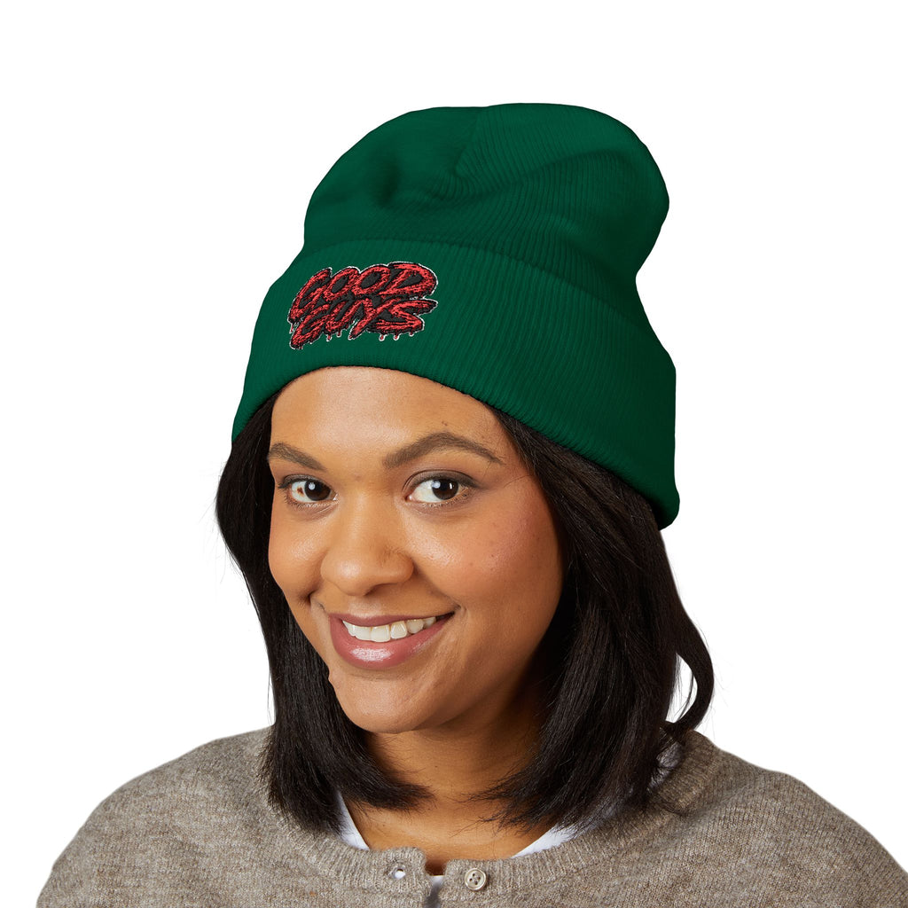Good Guys Embroidered Cuffed Beanie — Cozy Winter Knit Hat
