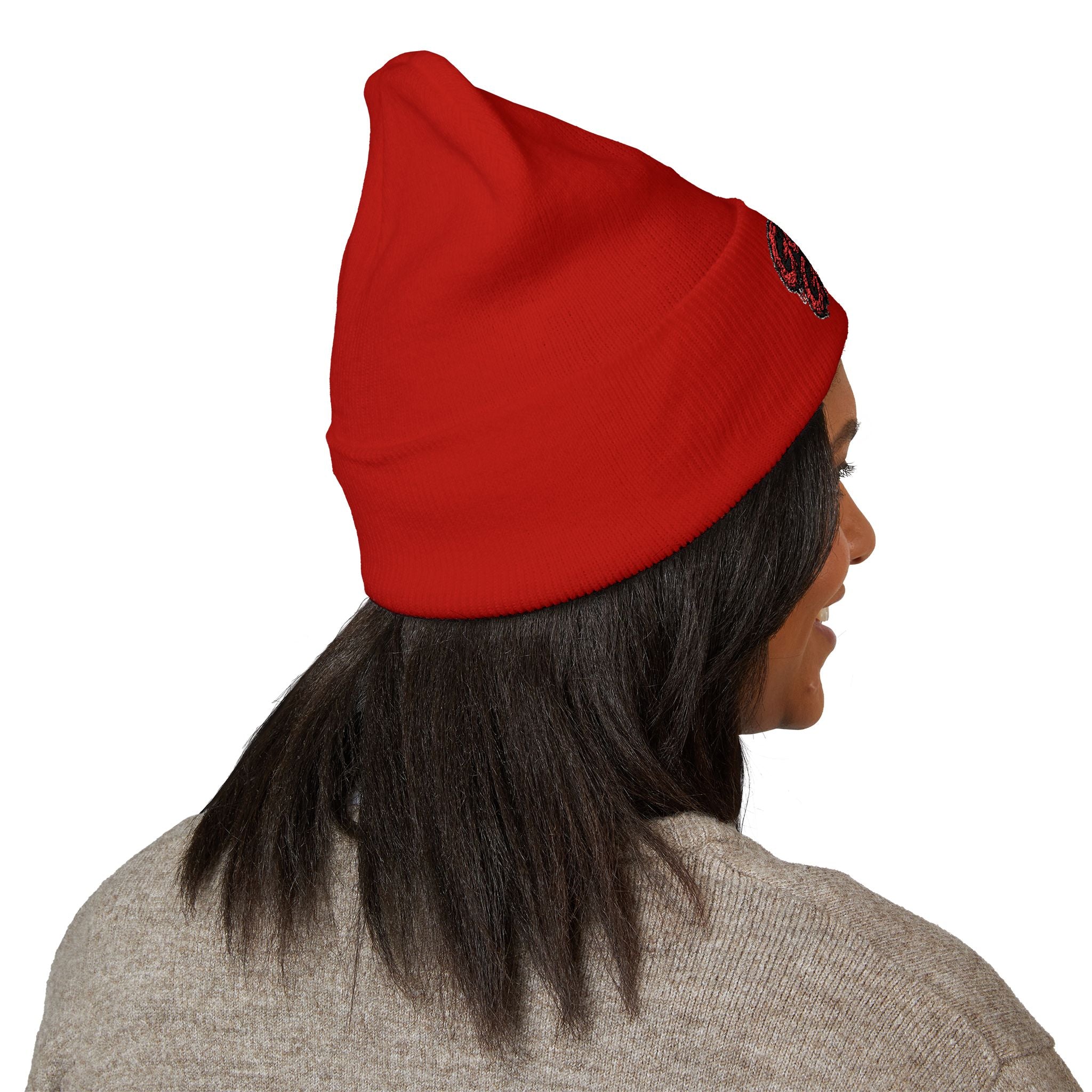 Good Guys Embroidered Cuffed Beanie — Cozy Winter Knit Hat