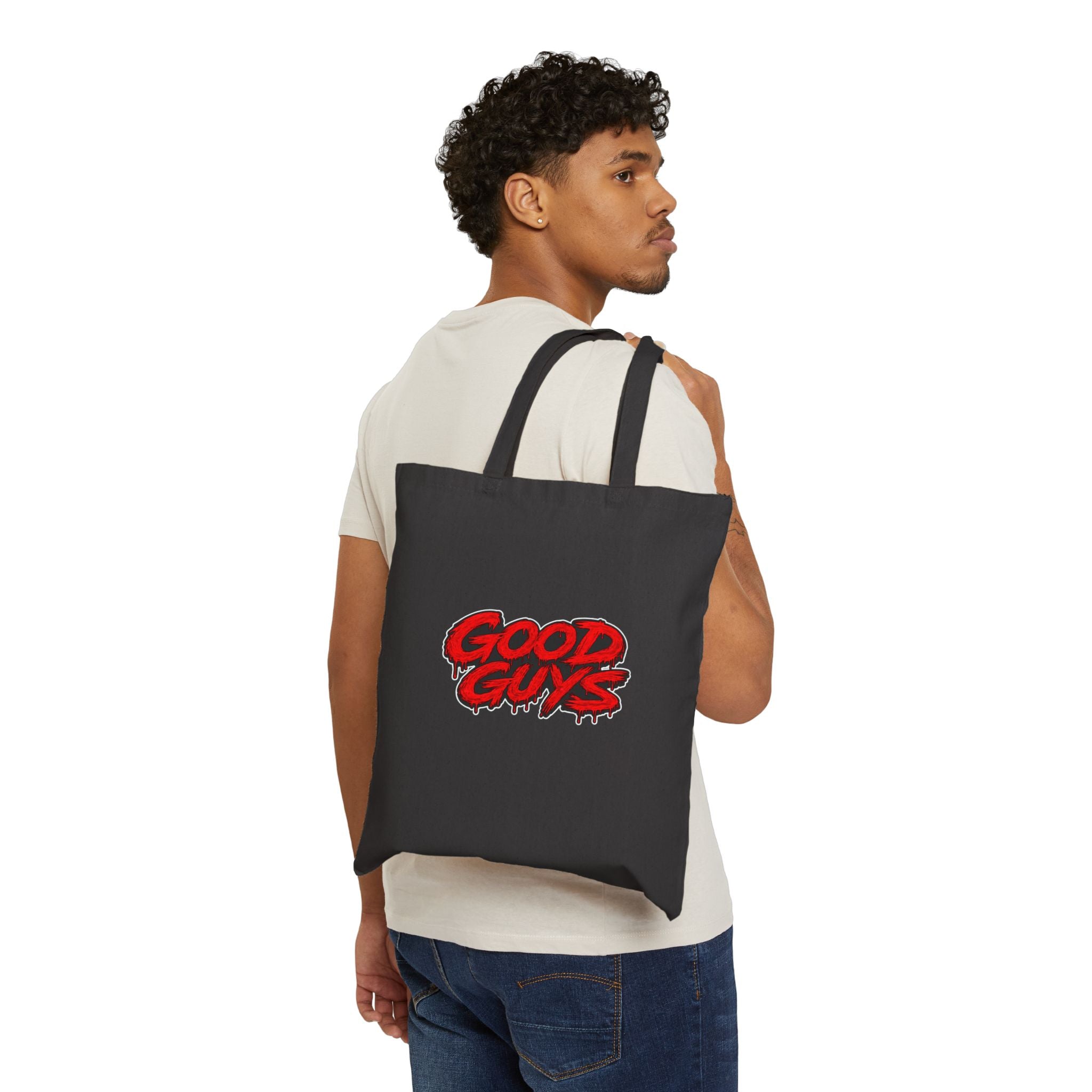 Horror Movie 'Good Guys' Canvas Tote Bag – Chucky-Inspired Trick-or-Treat Shopper